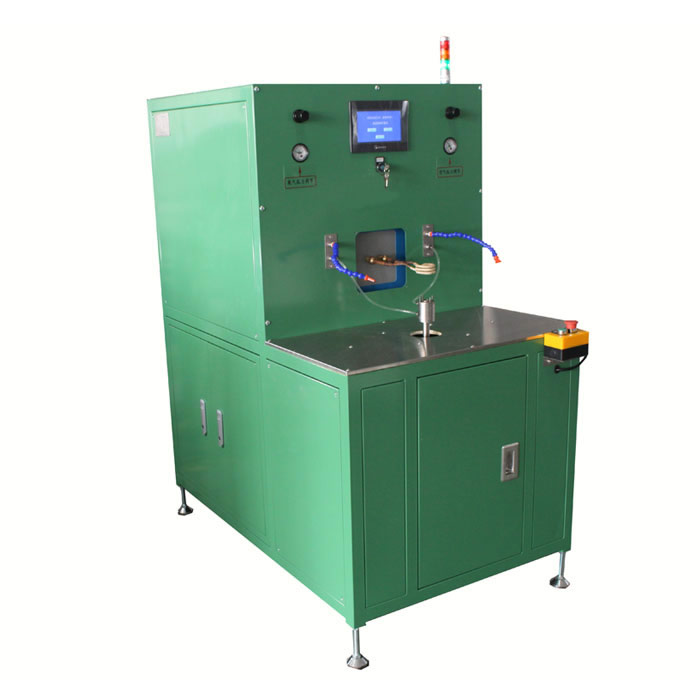 Induction heating automation single station distributor welding equipment