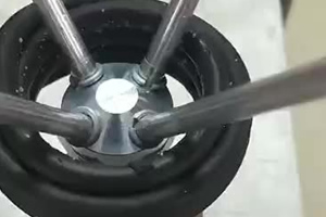 汽车空调铝分配器焊接炉案例视频