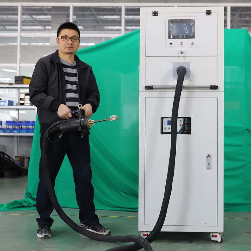 手持式高频铜管焊接加热机60KW